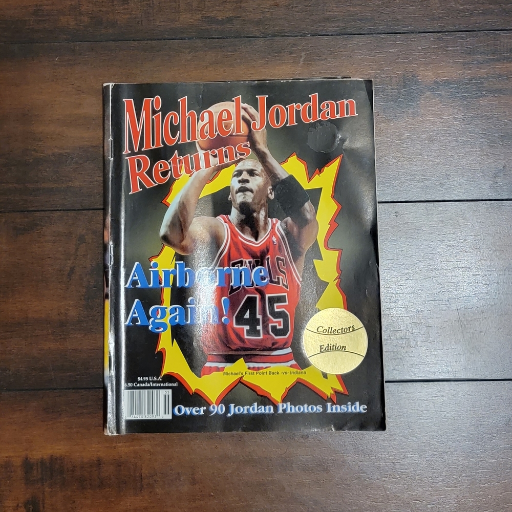 Vintage Michael Jordan Returns Magazine